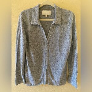 Brochu Walker Revolve Ansel Polo Pullover Linen Cotton Sweater